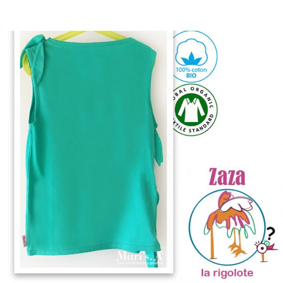 Débardeur fille Zaza 8 ans