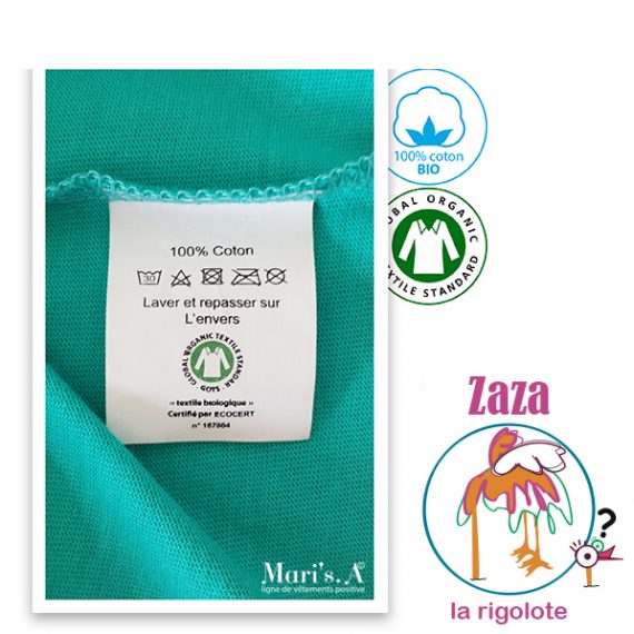 Débardeur coton bio Zaza
