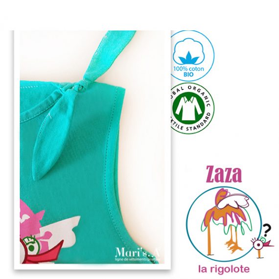 Débardeur coton fille 4 ans
