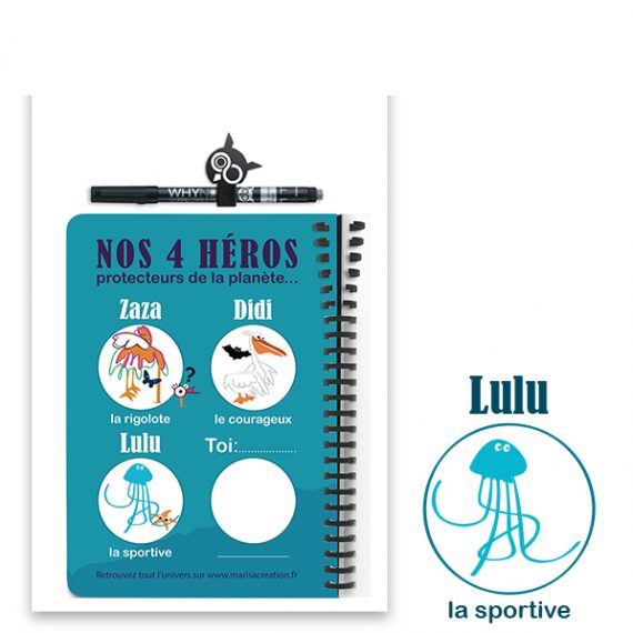 Carnet à dessin Lulu