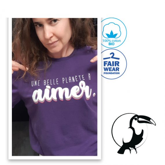 Tee-shirt 100% coton bio