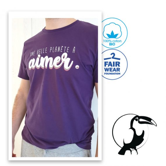 Tee-shirt 100% coton bio