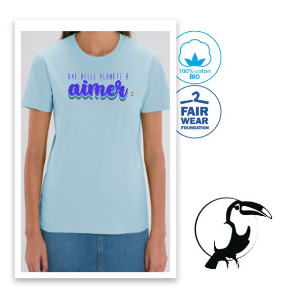 Tee-shirt 100% coton bio