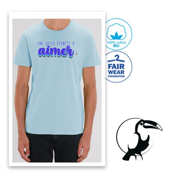 Tee-shirt 100% coton bio